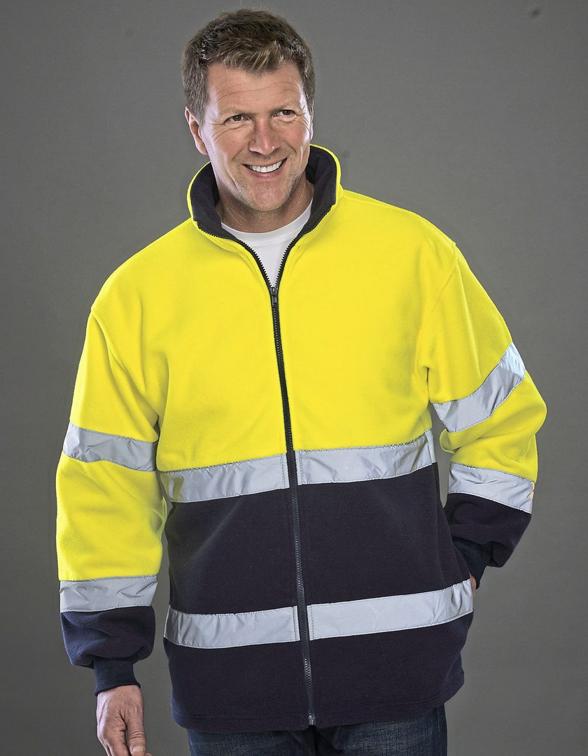 YOKO Hi-Vis 2 Bands 2-Tone Fleece Jacket
