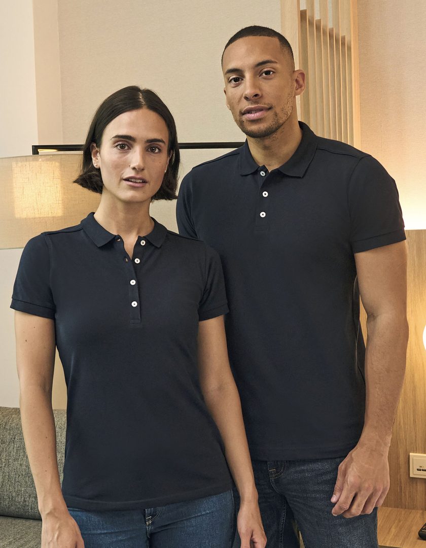 Russell Athletic Men's Fitted Stretch Polo