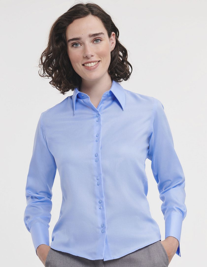Russell Athletic Collection Ladies' Long Sleeve Tailored Ultimate Non-Iron Shirt